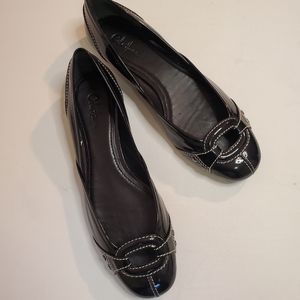 Cole Haan Black Patent Leather Flats